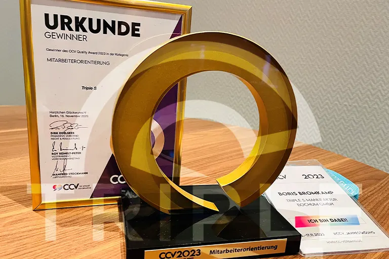 Urkunde CCV Quality Award